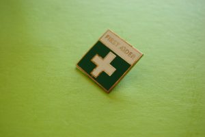 First Aider Metal Badge